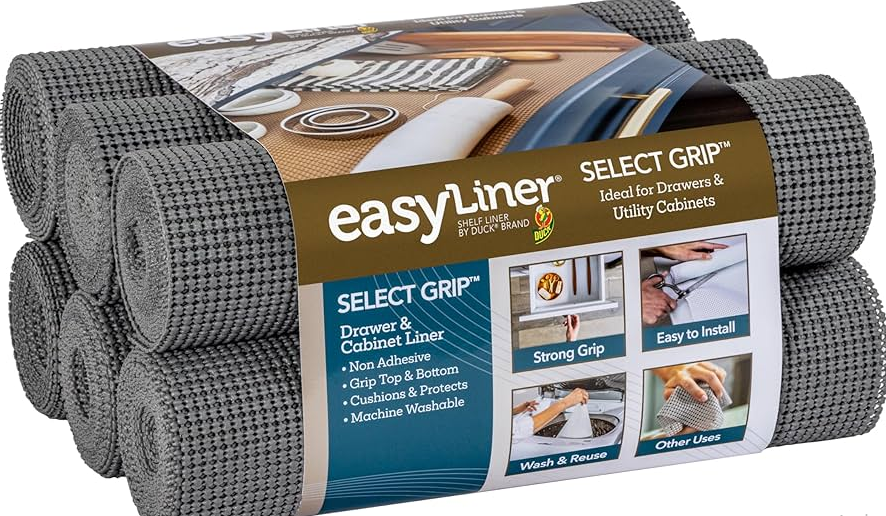 Duck Brand Select Grip Easy Liner Shelf and Drawer Liner in same design