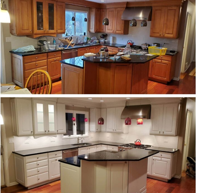 Professional kitchen cabinet painters near me offering top-quality services