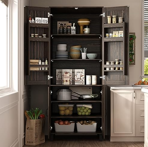 Image of Ameriwood Home Deluxe Pantry Cabinet