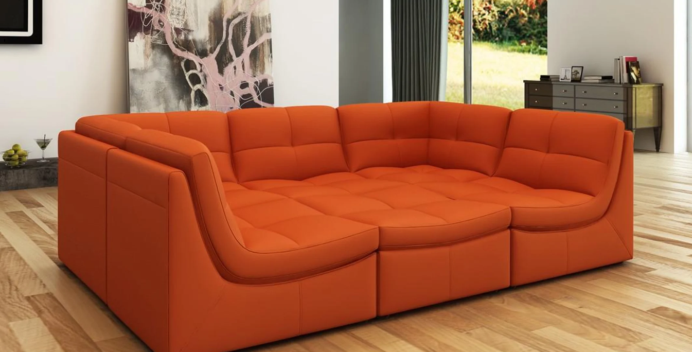 Image of the Brayden Studio Ardencroft Sleeper Sectional, a stylish and versatile sectional sofa that can be transformed into a comfortable sleeper for overnight guests.
