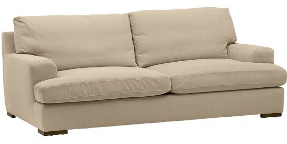 Image of the Stone & Beam Kristin Sofa Couch, a stylish and comfortable seating option for your living room.