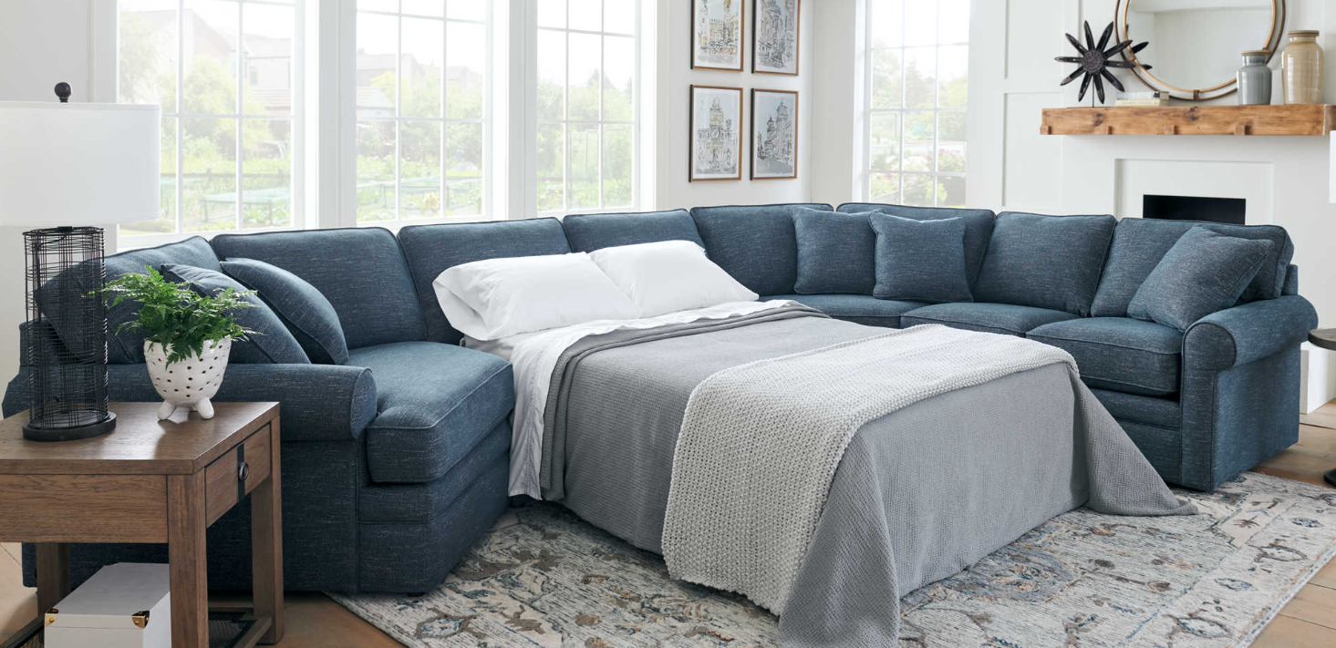 Image of the sameSignature Sleep Devon Sofa Sleeper Bed, a comfortable and stylish sofa that easily converts into a cozy bed.
