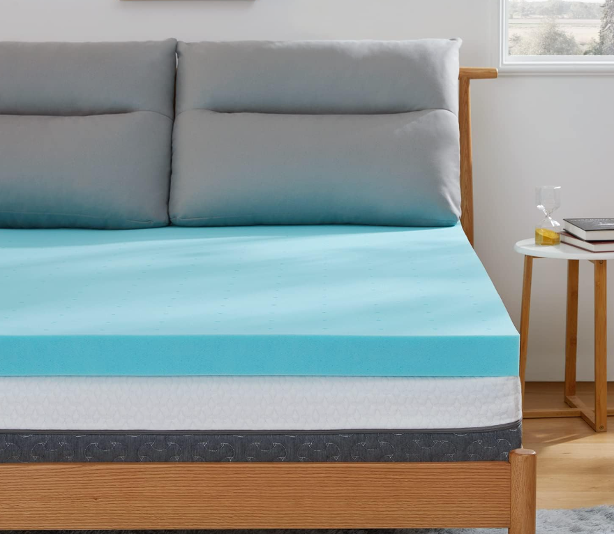 Image of the SameNovogratz 1.5 Inch Memory Foam Mattress Topper, Queen - Enhance Your Sleep Comfort with Premium Quality Memory Foam