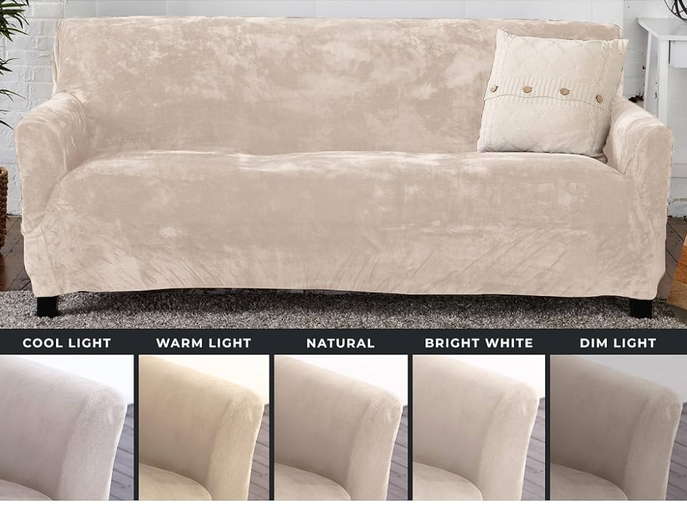 Modern Velvet Plush Sofa Slipcover by Great Bay Home