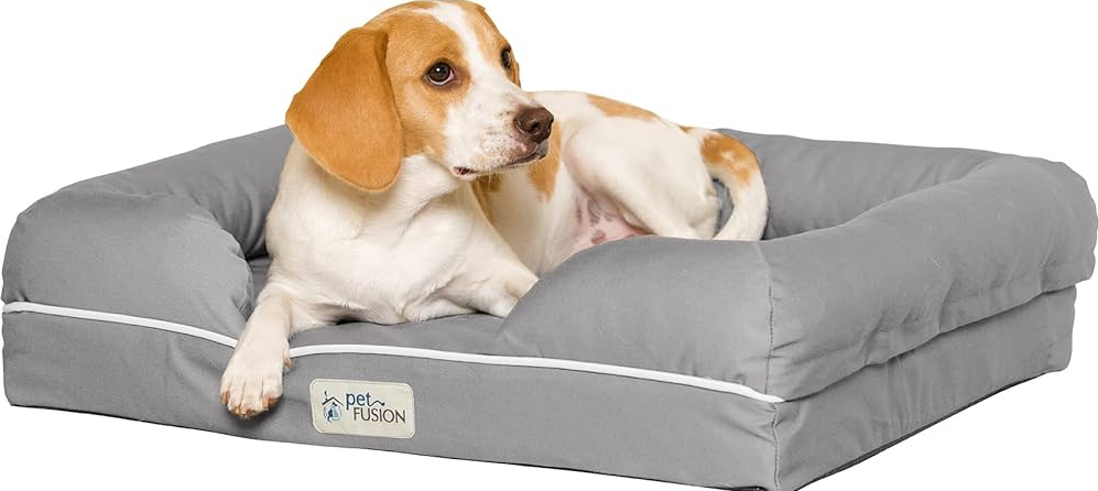 Image of the PetFusion Ultimate Dog Bed & Lounge, a comfortable and stylish resting spot for your beloved pet