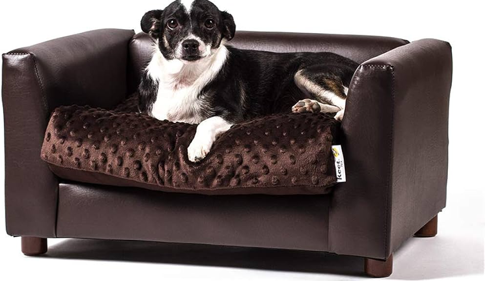 Image of the SameKeet Fluffy Deluxe Pet Bed Sofa, providing ultimate comfort for your furry friend