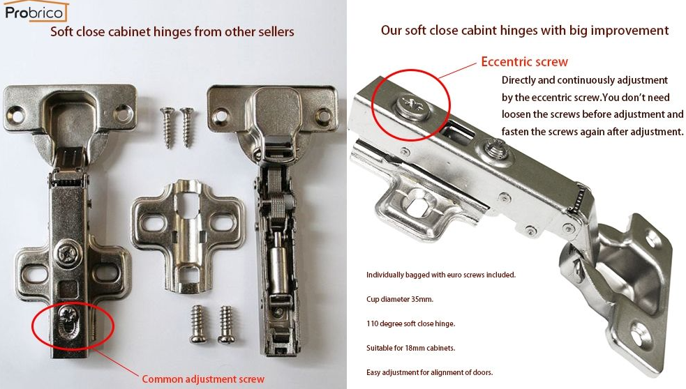 Probrico Soft-Close Cabinet Hinge for smooth and quiet operation