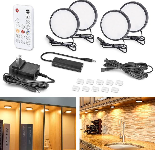SameWOBANE Under Cabinet Lighting Kit - Illuminate your space with this versatile and easy-to-install lighting solution