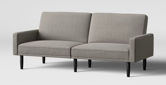 Image of a SameRoom Essentials Futon Sofa, a versatile and stylish piece of furniture for any living space