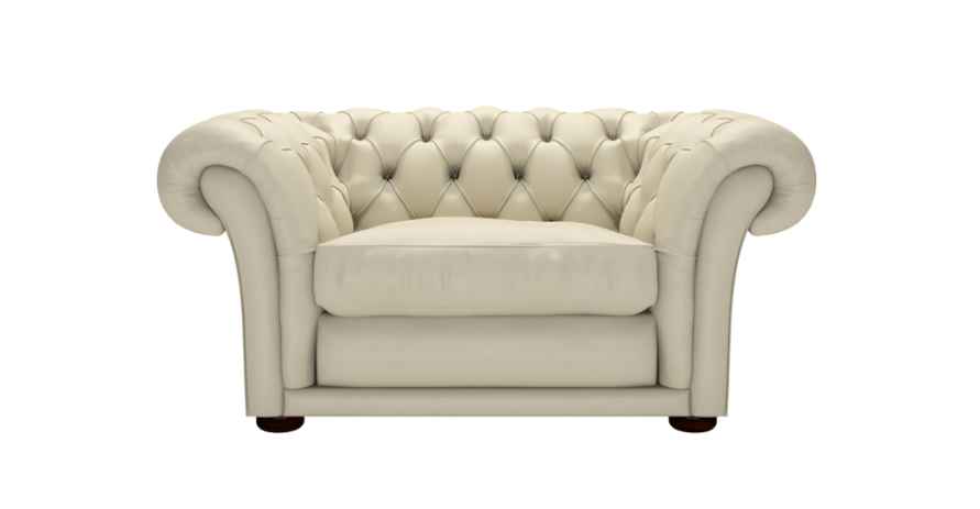 Image of The Churchill Chesterfield Sofa by Pottery Barn, a classic and elegant piece of furniture