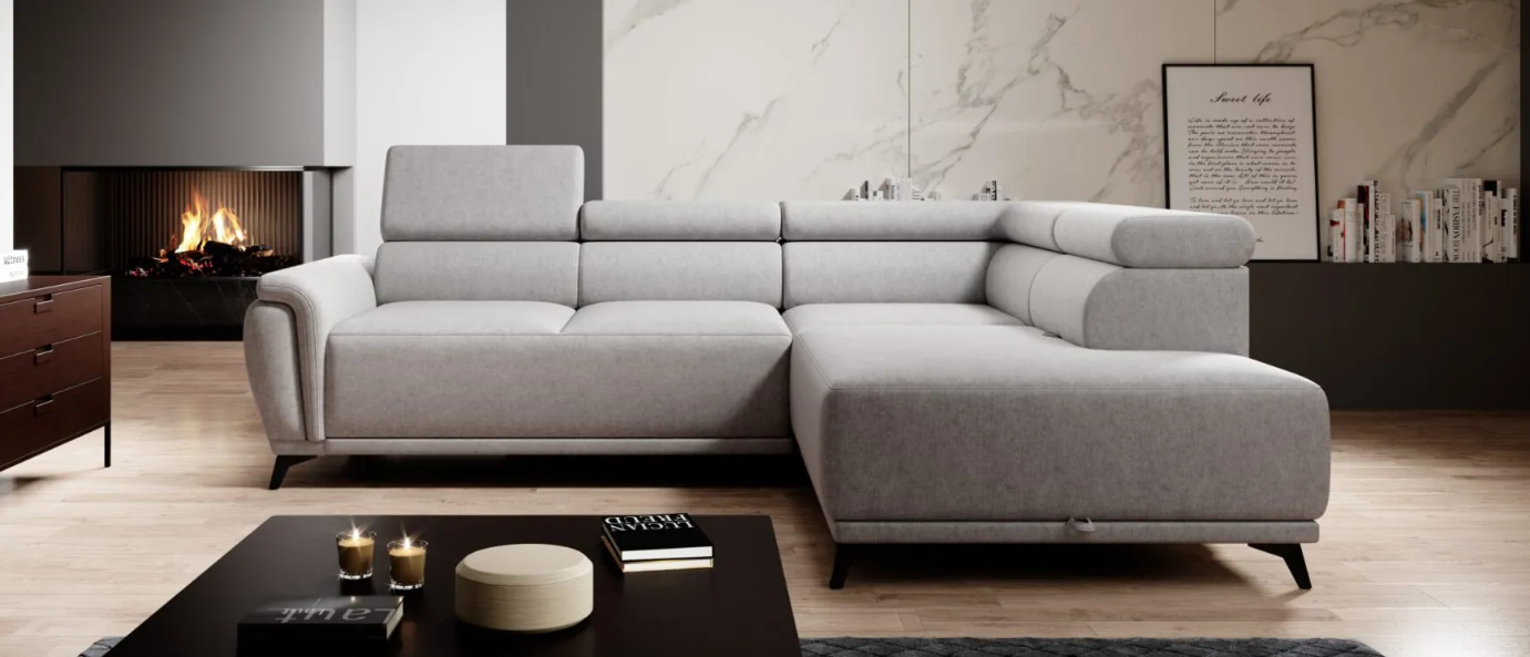 Image of The Sleeper Corner Sofa, a comfortable and stylish piece of furniture for lounging and sleeping