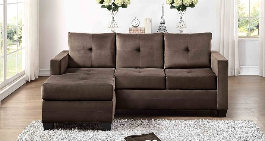Homelegance Phelps Contemporary Microfiber Sofa in stylish design