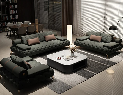 Homelegance Phelps Contemporary Microfiber Sofa in stylish design