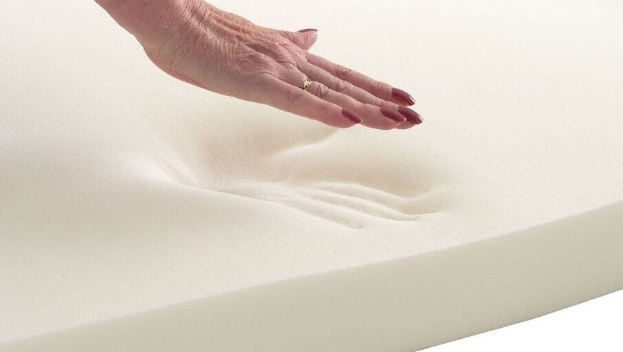 Image of a comfortable memory foam mattress for a restful night's sleep