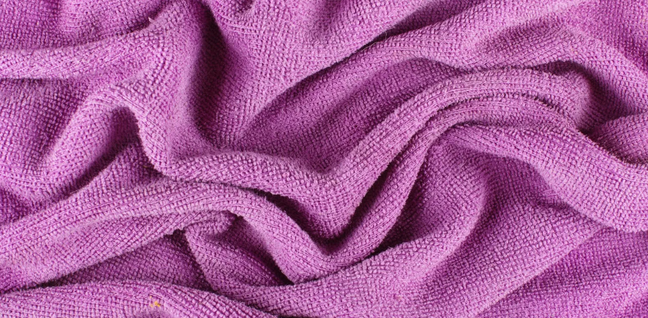 Close-up of a high-quality microfiber cloth for cleaning purposes