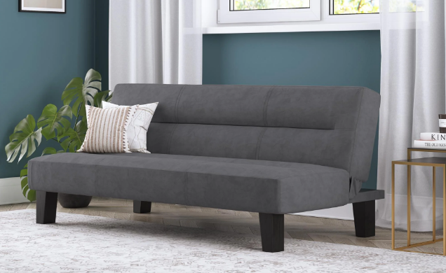 Image of the versatile DHP Kebo Futon Couch Bed, perfect for small spaces and overnight guests
