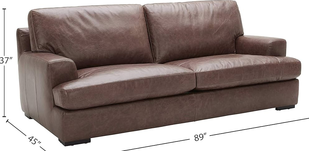 Image of the Stone & Beam Lauren Down-Filled Oversized Sectional Sofa, a comfortable and spacious seating option for your living room.