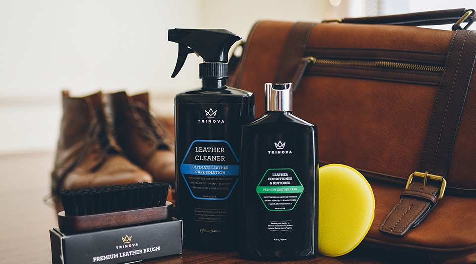 TriNova Leather Conditioner and Cleaner - Keep your leather looking its best with this all-in-one product