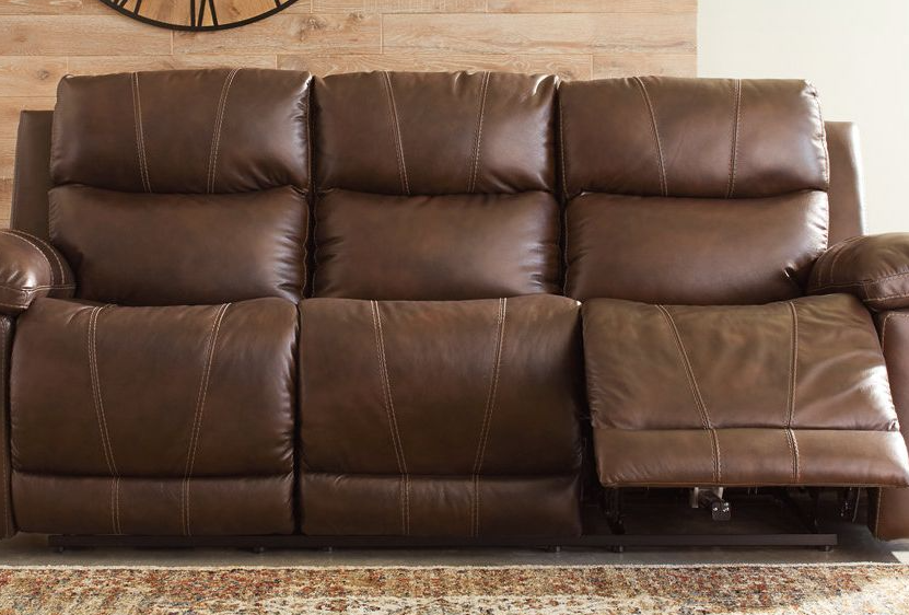 Image of the sameVeneto Leather Power Reclining Sofa, showcasing its luxurious design and comfortable features
