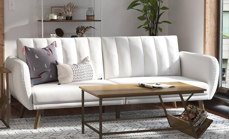 Image of the stylish Novogratz Brittany Sleeper Sofa in the same design