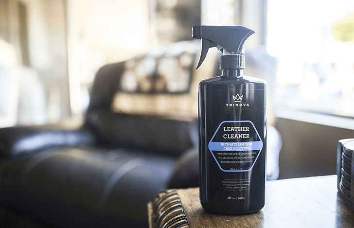 TriNova Leather Cleaner - Professional grade leather cleaning solution for all types of leather goods