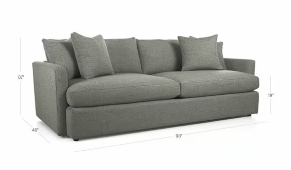Image of Crate & Barrel Lounge II Sofa