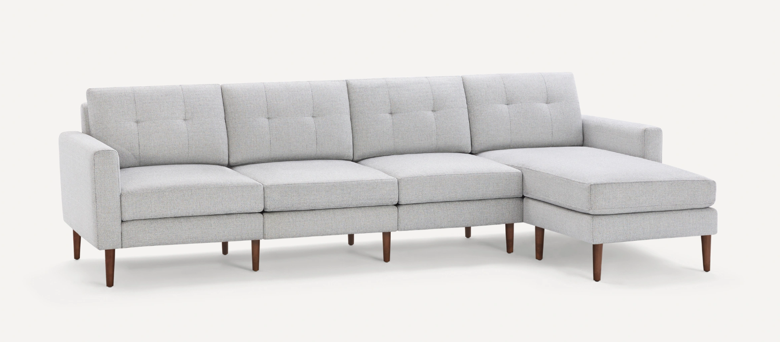 Burrow Nomad Sectional Sofa in modern living room setting