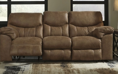 Image of Ashley Furniture Boxberg Power Reclining Sofa - a comfortable and stylish sofa with power reclining feature