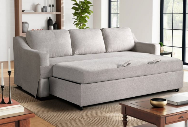 Image of the Best Rated Sleeper Sofa: A comfortable and stylish sofa that doubles as a bed, perfect for overnight guests or lounging.