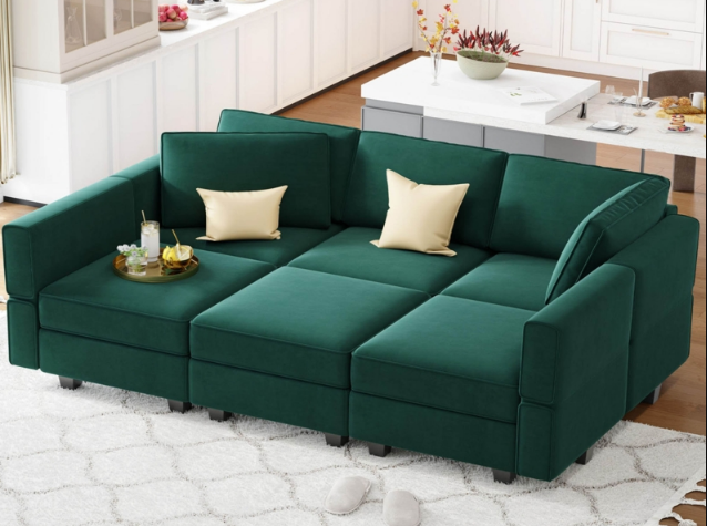 Image of the Latitude Run Rosina Convertible Sleeper Sofa, a versatile and stylish furniture piece