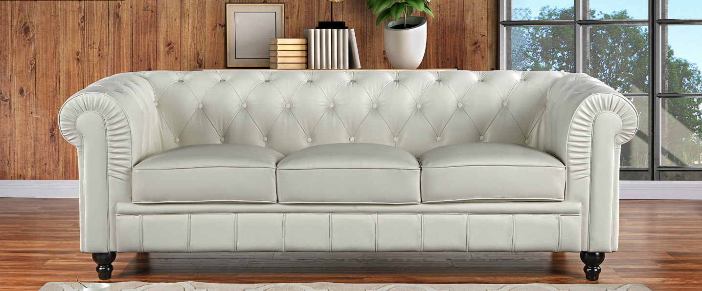 Divano Roma Furniture Classic Recliner Sofa in elegant design