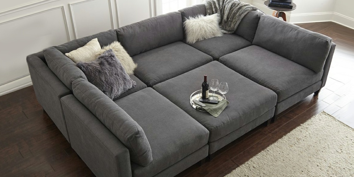 Mercury Row Morford Reversible Sectional with Ottoman - Comfortable and Stylish Furniture Set
