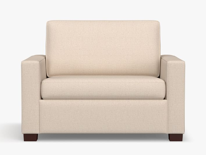 Pottery Barn Buchanan Square Arm Upholstered Twin Sleeper Sofa - Comfortable and Stylish Seating and Sleeping Solution