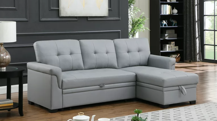 Latitude Run Rosina Reversible Sleeper Sofa in versatile design