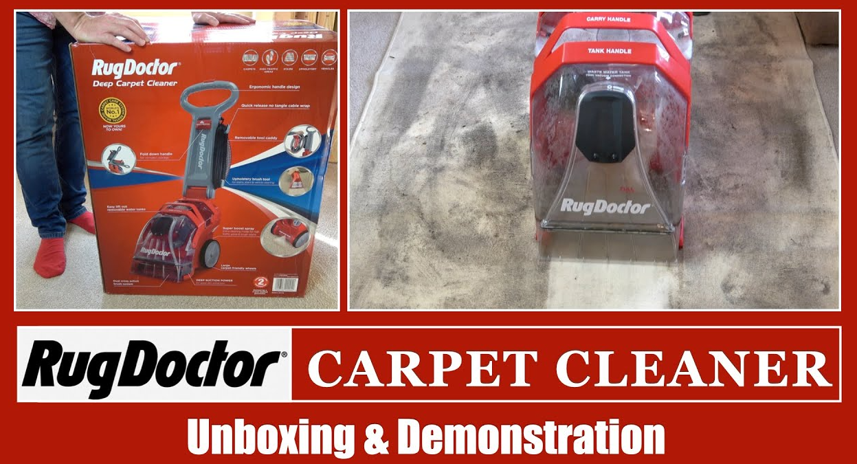 Rug Doctor Deep Carpet Cleaner - powerful cleaning for your carpets