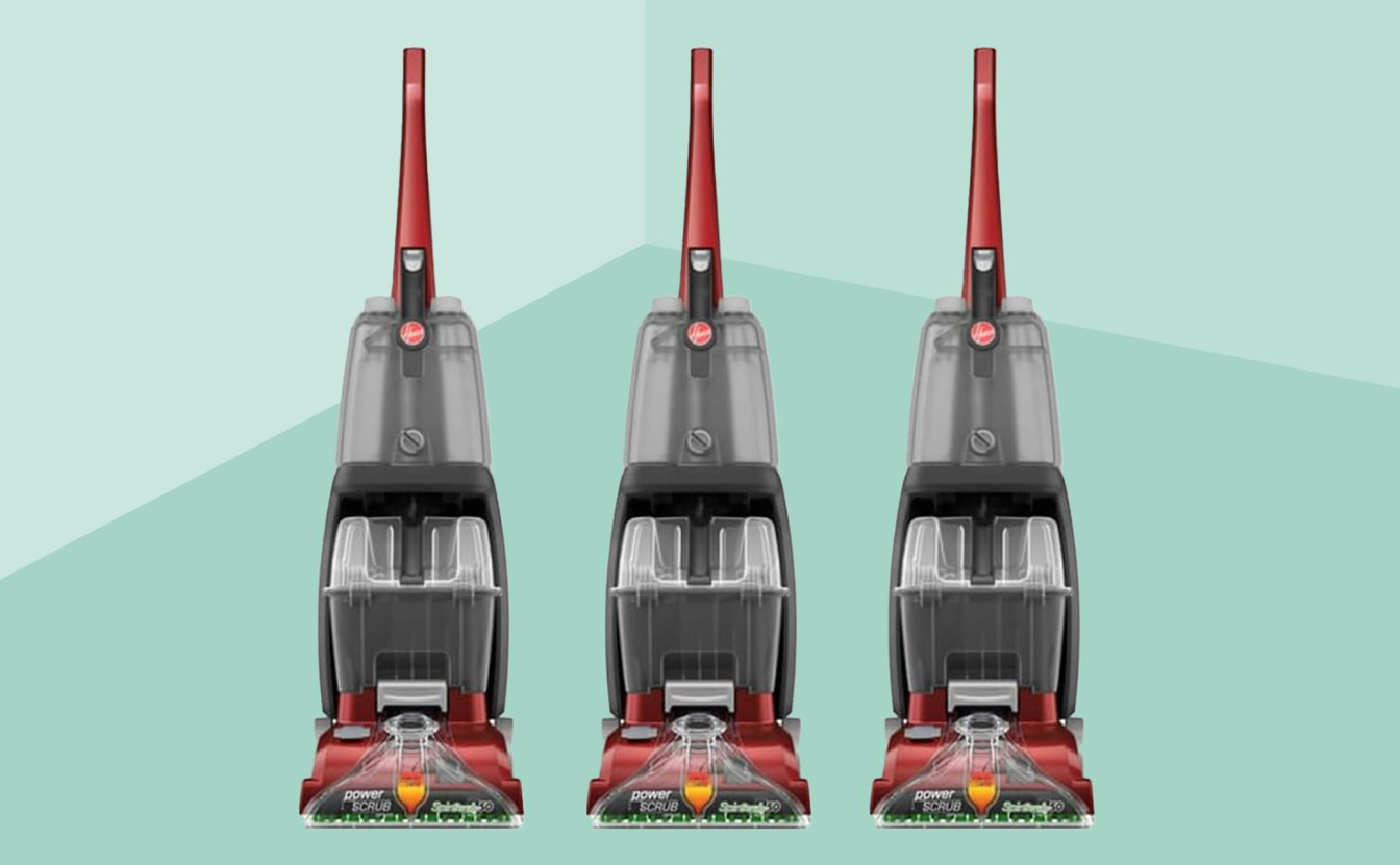 Image of the Hoover Power Scrub Deluxe Carpet Cleaner Machine