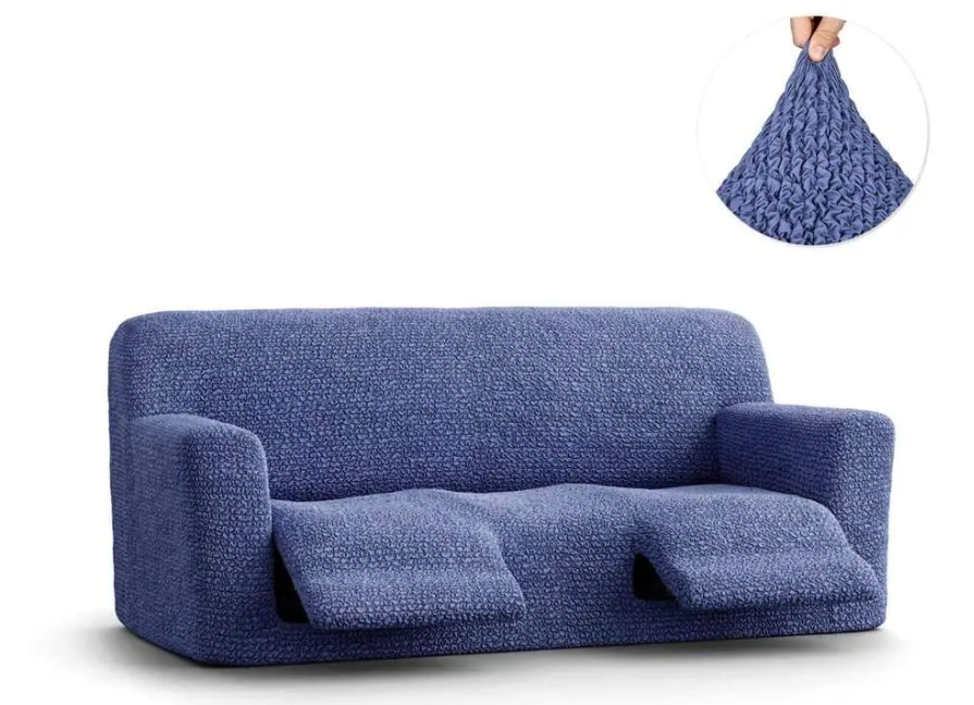 Image of the sameSubrtex Recliner Sofa Slipcover in use on a recliner sofa