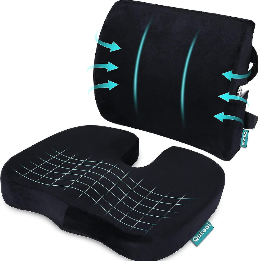Orthopedic Lumbar Support Cushion for improved posture and comfort