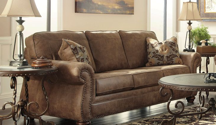Image of the Ashley Furniture Signature Design Larkinhurst Sofa, a stylish and comfortable addition to any living room or lounge area.