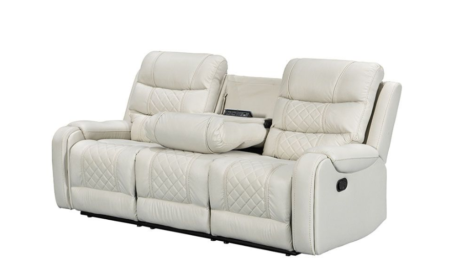 Simmons Upholstery Phoenix Mocha Cuddler Recliner in a cozy living room setting