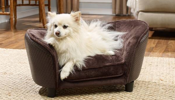 Enchanted Home Pet Ultra Plush Snuggle Sofa - Cozy and Comfortable Pet Bed for Dogs