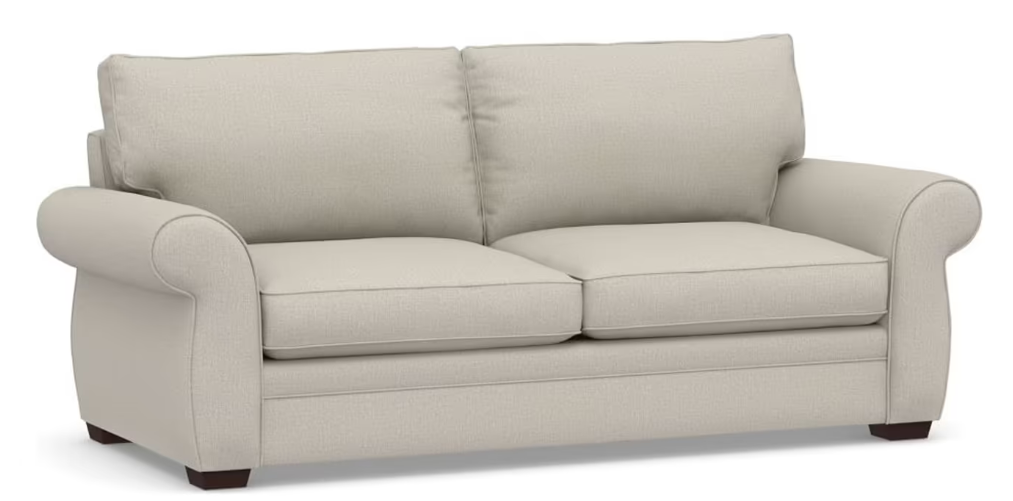 Image of Pearce Roll Arm Upholstered Sofa in same design