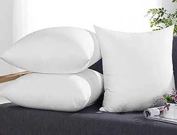 Image of a white Foamily Premium Hypoallergenic Stuffer Pillow, perfect for a comfortable night's sleep