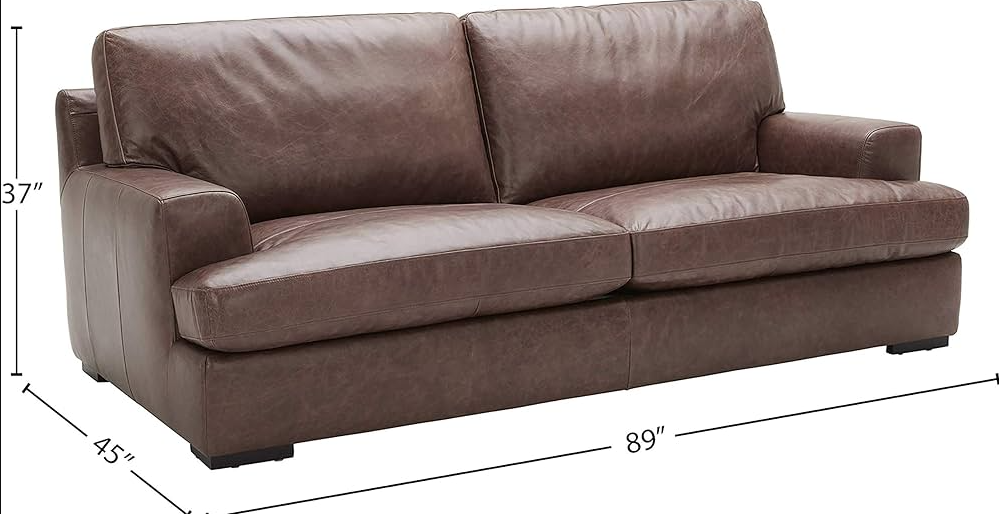 Stone & Beam Lauren Down-Filled Oversized Sofa with Chaise - luxurious and comfortable furniture piece for your living room