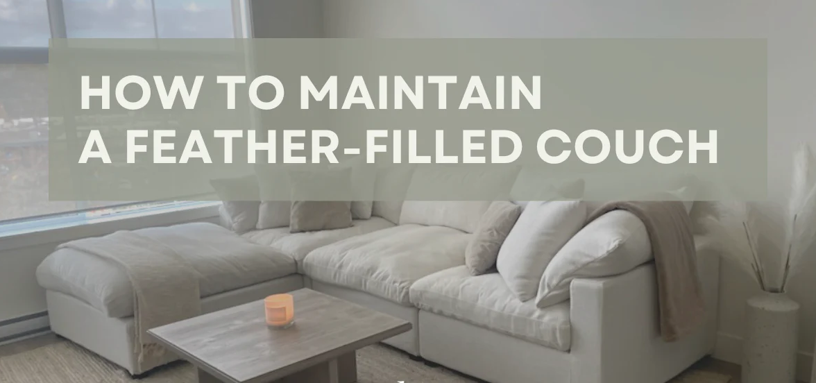 Image showing fluffed and rotated cushions to maintain shape and prevent wear