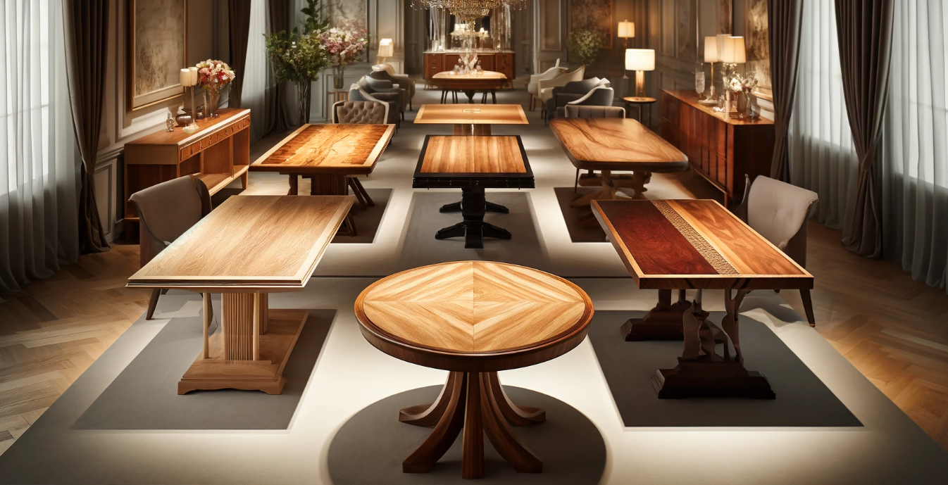 High-quality dining table made from the best wood for long-lasting durability and beauty