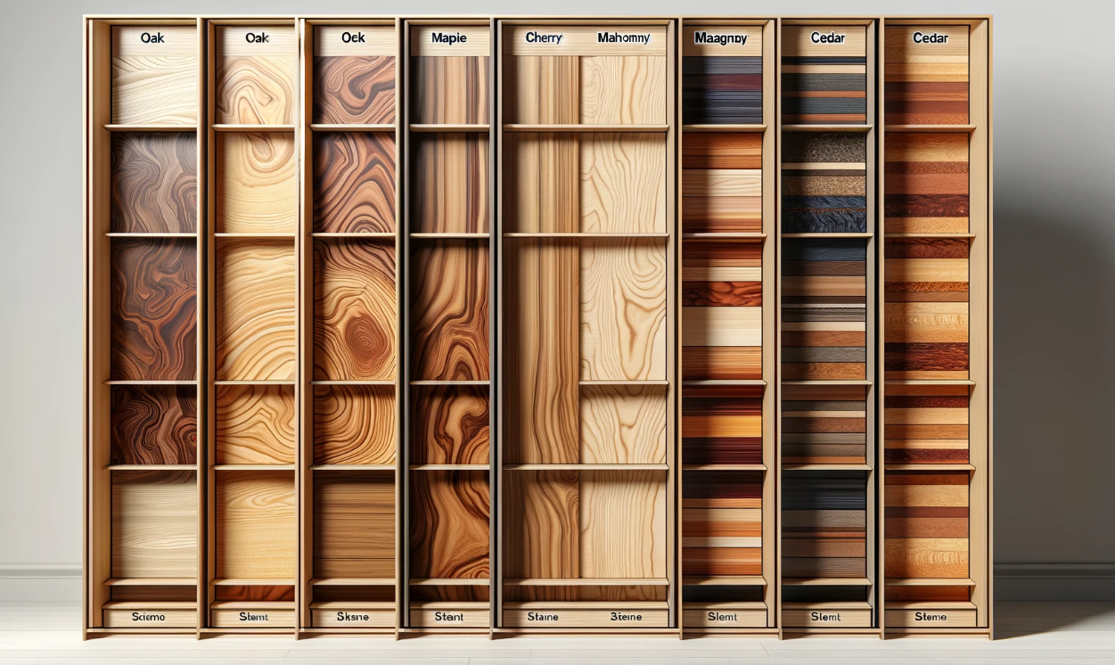 Image of high-quality wood used for wardrobe construction, ideal for creating a durable and stylish wardrobe