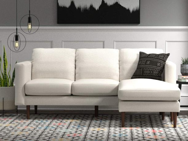 SameRivet Revolve Modern Upholstered Sofa - Best Mid-Century Modern Design